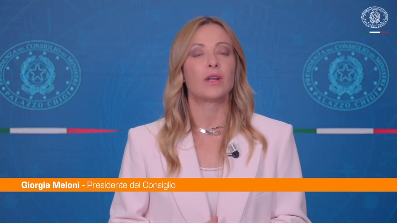 Forum Risorsa Mare, Meloni “Con la nuova legge valorizziamo un asset strategico”